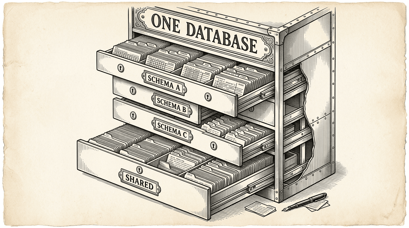 PostgreSQL Schemas: The Multi-Product Secret Most Indie Hackers Miss